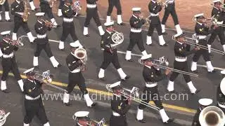 Indian Navy band at R Day 2019 preview