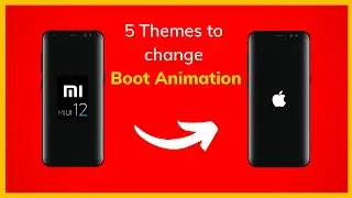 NEW🔥 Top 5 Themes To Change Boot Animation In MIUI 12 | Latest MIUI 12 Boot Animation Themes
