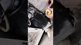 Split AC liquid line wall change ❄️