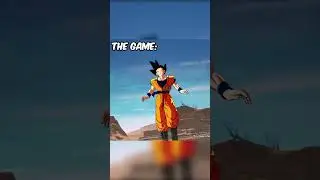 Goku warm up move anime vs game #dragonballsparkingzero