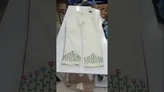 hand stitching trouser#handembroidery #handstitching#jaatehuelamhon #motivation #iamjyotinanda11hr
