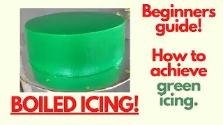 Boiled icing|Dark Green