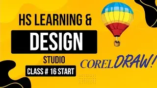 Graphics Design Class 16 | CorelDRAW Class 12: Transparency, Blend, Contour & PowerClip  | Learn