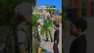 BAPAK BOCIL KEMATIAN SEORANG TENTARA DI GTA 5 #shorts #short #gta5
