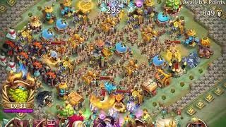 Castle clash Cirrina bombing in action !