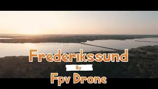 Frederikssund by drone / 4K dji FPV drone Cinematic FPV / epic aerial footage
