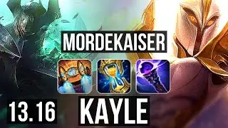 MORDE vs KAYLE (TOP) | 6 solo kills, 300+ games | EUW Diamond | 13.16
