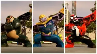 All Big-Figs perform Amadeus Cho transform animation in LEGO Marvel Superheroes 2 (Part 3)
