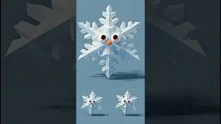 Snowflake Breath Calm! ❄️😮&zwj;💨 Winter Song for Kids #shortsfeed