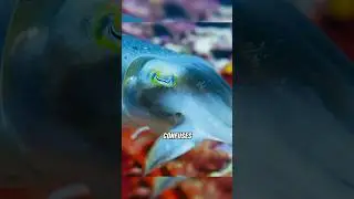 Squid&rsquo;s optical illusion attack #animal #shorts #squid