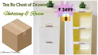 Tex Ro Chest of Drawers|Storage box organizer|How I organize my Craft supplies|Drawers for Storage