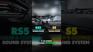 Audi RS5 vs S5 - Interior Design & Sound System Showdown