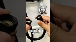 Замена гибкого шланга #flexiblehose #pvchose