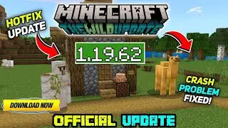 Minecraft Pe 1.19.62 Official Version Released | Minecraft 1.19.62 Hotfix Update!