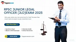 RPSC JUNIOR LEGAL OFFICER (JLO) Vacancy 2025 | New Syllabus | Books & EBook | Online Test Free #rpsc