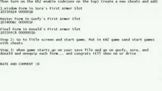 Early Drive forms KH2 Codebreaker