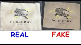 Real vs fake Burberry jacket. How to spot good replica Burberry down jackets and vests