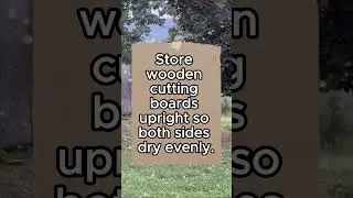 Keep Your Cutting Board From Warping