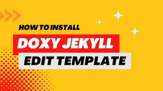 How to install Doxy Jekyll Theme and Customize with Gulp [Tutorial]