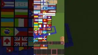 Satisfying Pixel Art In (🇪🇺 Flag Logo)#shorts #gaming#minecraft