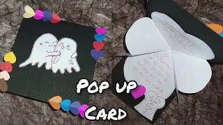 Easy pop up card tutorial | Squash card tutorial | Pop up card | Easy scrapbook card |DIY popup card