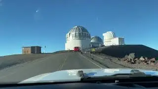 Driving to the Mauna Kea Summit (13,796 ft above sea level)