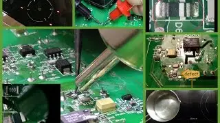 Induktionskochfeld defekt DIY Netzplatine 220€ vs 10cent Schaltdiode D6
