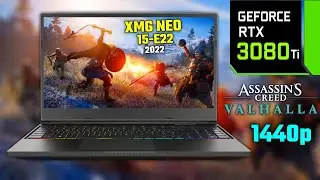 RTX 3080 Ti | XMG NEO 15 (E22) 2022 | AC Valhalla | 1440p Benchmarks