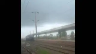 Renfe Talgo towards NDLS, hauled by BGKT WDP-4 #20089 crawling behind 12929 BL-DHD Intercity SF @KIM