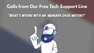 Free Tech Support Call for a Question About a Midmark Door Motor
