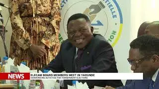 Elecam Board members meet in Yaounde: Harmonising activities for transparent elections.
