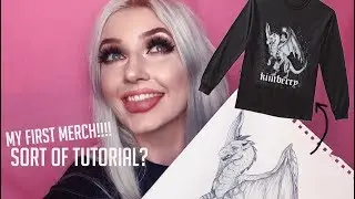 I MADE MERCH YAY (Dragon Rider design)