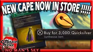 No Man's Sky Titan Worm Cape Quicksilver Item NMS News Captain Steve
