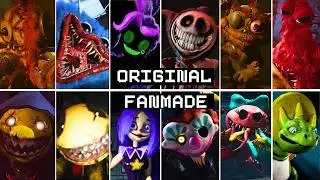 Poppy Playtime: Chapter 5 - All ORIGINAL vs FANMADE Jumpscares Comparison (Showcase)