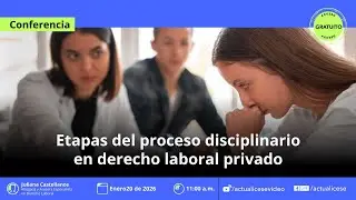Etapas del proceso disciplinario en derecho laboral privado