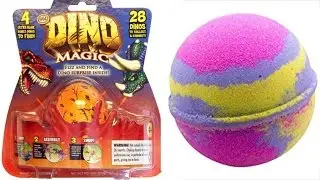 Dinosaur Fizz and Find The Dino Inside Magic Dinosaur  Surprise Egg  Trứng Khủng Long