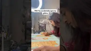 When you accidentally open my gallery! 😍&hearts;️✨ #artist #artistlife #painting #travel #krishna