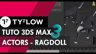 TUTO FR : 3ds Max - Partie 07 - tyFlow : les actors / crowd / ragdoll