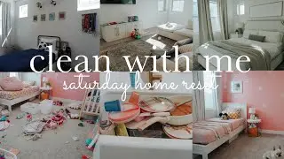 SATURDAY HOME RESET WHOLE HOUSE CLEAN WITH ME || CLEANING MOTIVATION || CLEANING VIDEOS