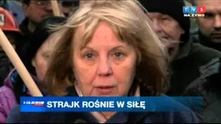 KWK Pok&oacute;j - TVSilesia - Strajk Rośnie w Siłę