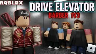 INSANE 1v3 Elevator Fight! ✂️ Roblox Drive Scene
