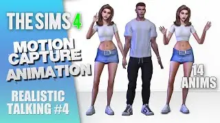 The Sims 4 | 14 Realistic Talking and Idles #4 Animation Pack Download