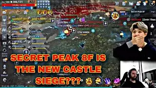 MIR4- DTM PIONEERS VS [SD] SHUTDOWN | NEW RECORD FOR SECRET PEAK 8F BATTLE [SANFT]