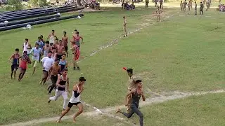 NCC की भर्ती 1600 मीटर दौड़ सर्वोदय इण्टर कॉलेज गोपालगंज फतेहपुर