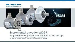 Incremental encoder WDGP - Any number of pulses available up to 16,384 ppr