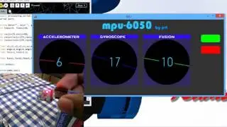 Testing MPU 6050 using Processing