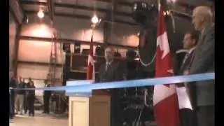 SOLRS Steam Locomotive Restoration Shop Opening.avi