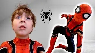 MARCOS SE TRANSFORMA NO HOMEM-ARANHA - Brancoala Spiderman