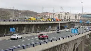 El Cabildo realiza los últimos trabajos de refuerzo del viaducto del Guiniguada.