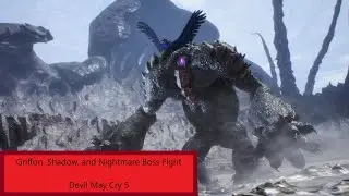 Griffon, Shadow, and Nightmare Boss Fight - Devil May Cry 5